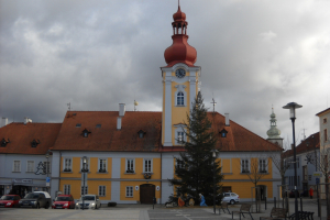 Fasáda radnice Kaplice