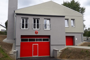 Fotogalerie - Rekonstrukce objektu na hasičskou zbrojnici JSDH, Rožmitál na Šumavě
