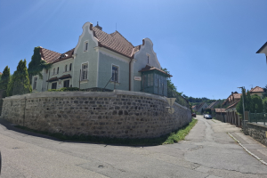 Rekonstrukce opěrné zdi, Český Krumlov